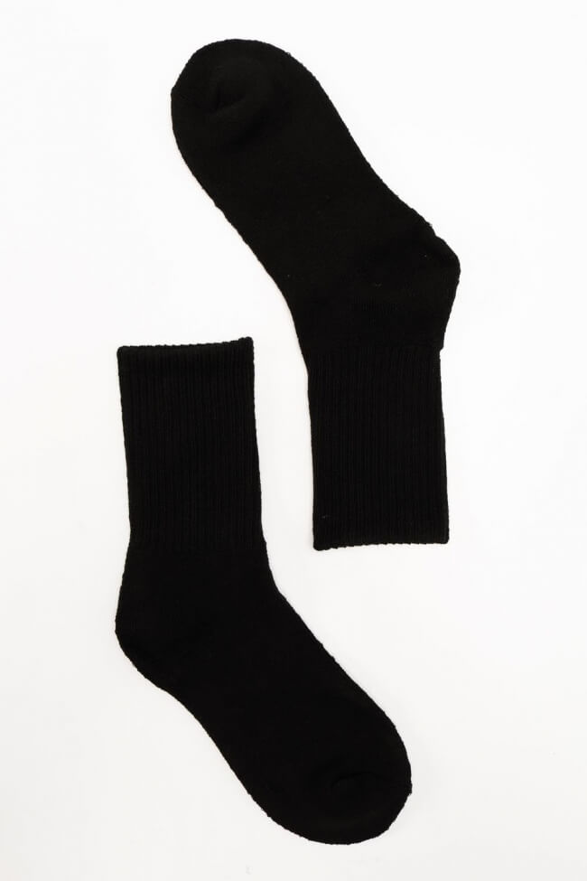 Κάλτσες Ημίκοντες Βαμβακερές Μονόχρωμες